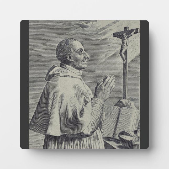 Placa Expositora Su Eminencia San Carlos Borromeo (Frente)