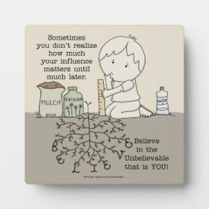 Placa Expositora Su influencia importa