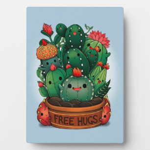Placa Expositora Suculentas Abrazo Gratis