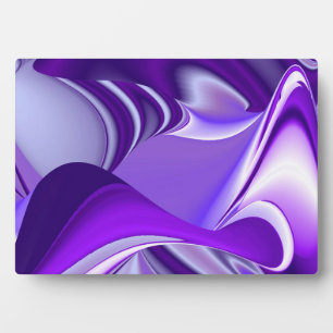 Placa Expositora Sueños del arcoiris de flores moradas