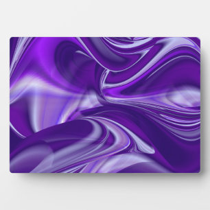 Placa Expositora Sueños del arcoiris de flores moradas