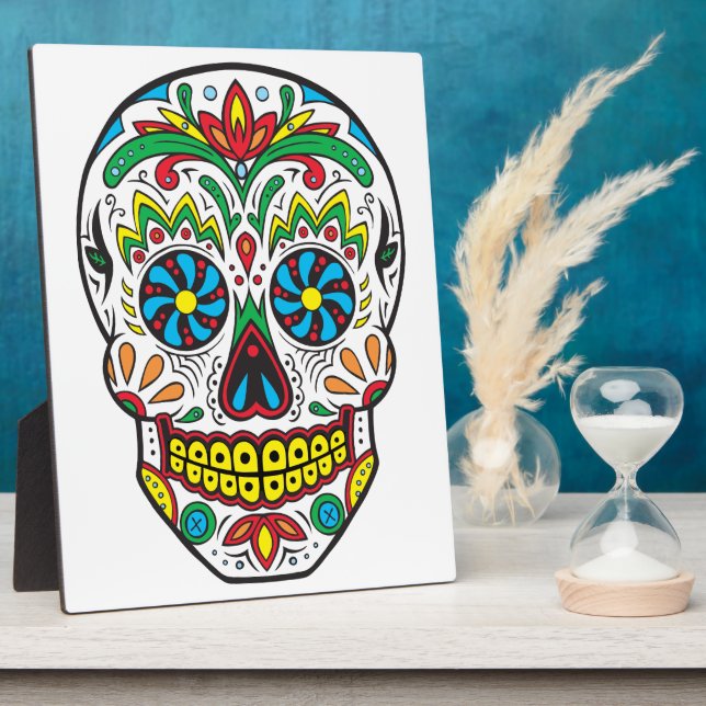 Placa Expositora Sugar Skull (Lado)