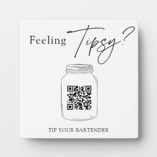 Placa Expositora Sugerencia virtual Jar QR Rótulo de código