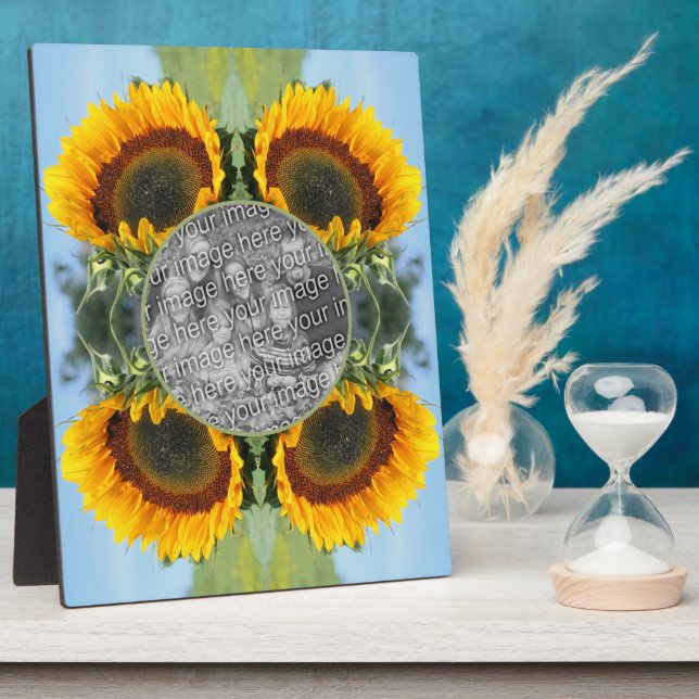 Placa Expositora Sunflower In Sunshine Crea Tu Propia Foto (Lado)