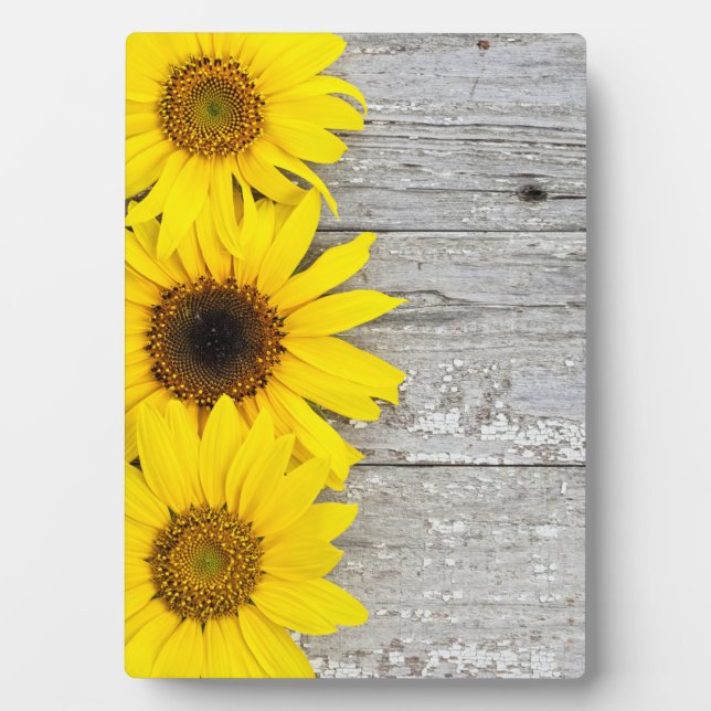 Placa Expositora Sunflowers on a Table (Frente)