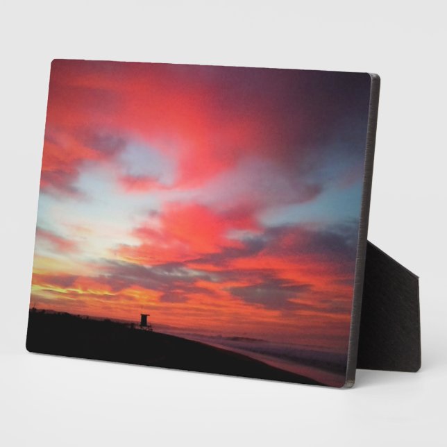 Placa Expositora Sunrise at Newport Beach, CA (Lado)