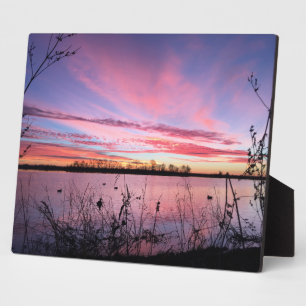 Placa Expositora Sunrise in the Duck Blind Canvas Print