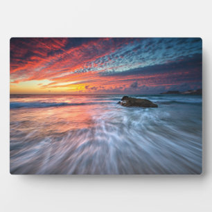 Placa Expositora Sunset espectacular Playa de piedra, El