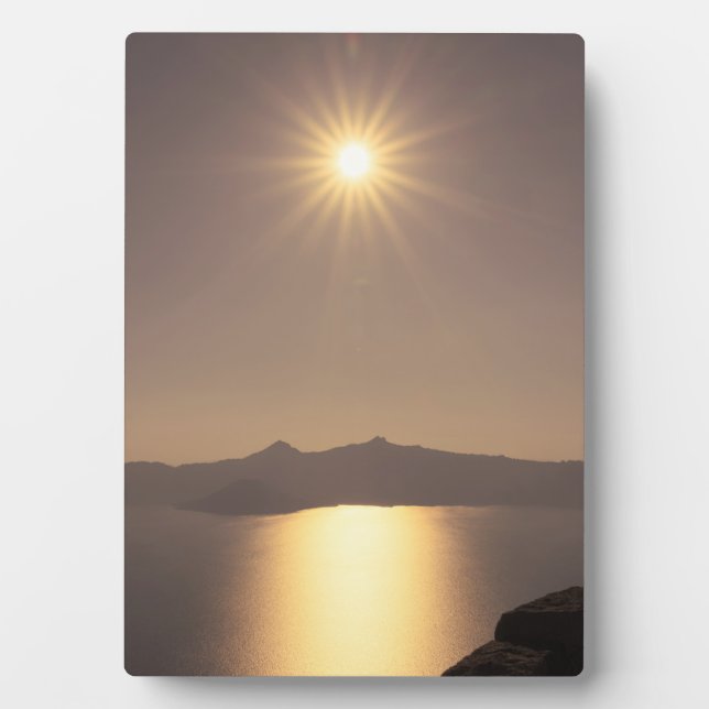 Placa Expositora Sunset over Crater Lake (Frente)
