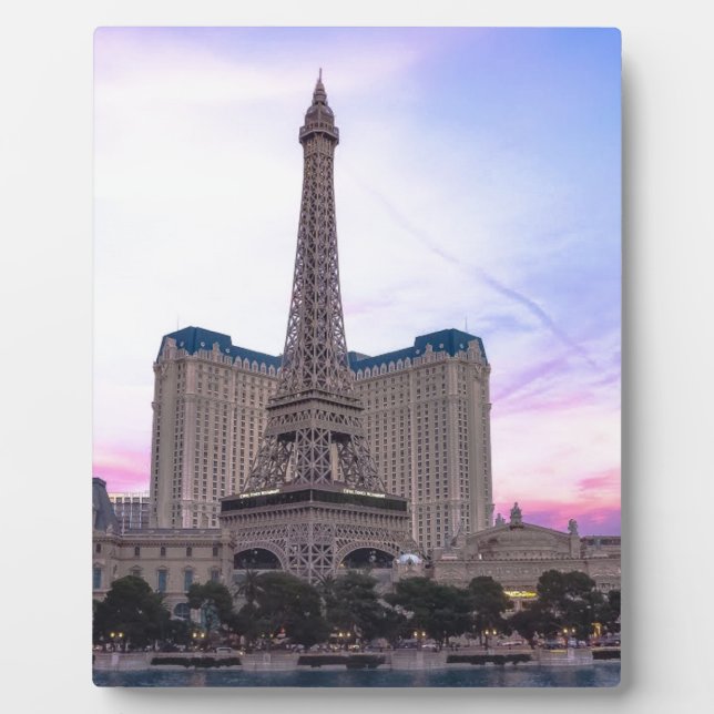 Placa Expositora Sunset Paris Las Vegas Tour Eiffel Fake (Frente)