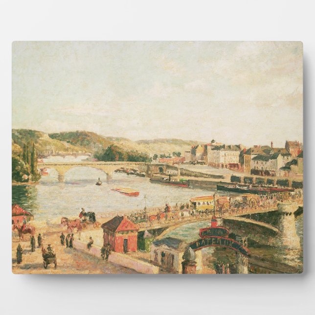 Placa Expositora Sunshine at Rouen, 1896 (aceite sobre lienzo) (Frente)