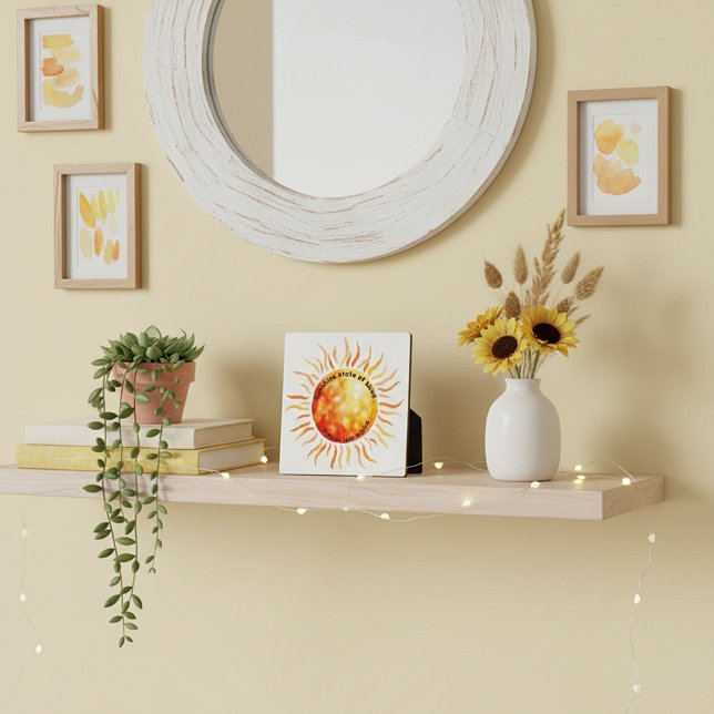 Placa Expositora Sunshine estado mental, preocupaciones dejadas atr (Subido por el creador)