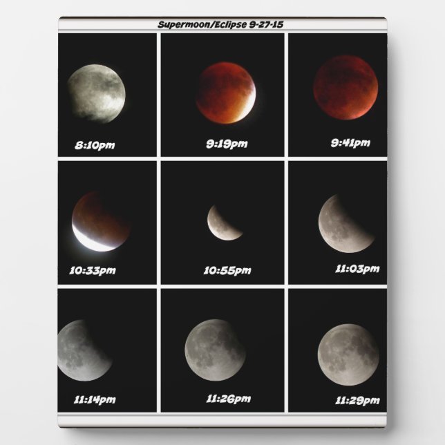 Placa Expositora Superluna y eclipse (Frente)