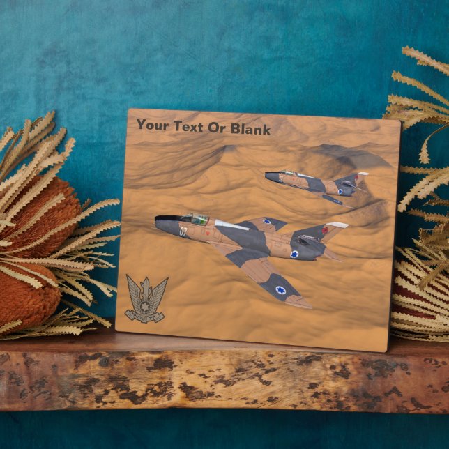 Placa Expositora Supermisterios israelíes sobre el desierto (Lado)