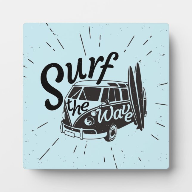 Placa Expositora Surf The Wave (Frente)