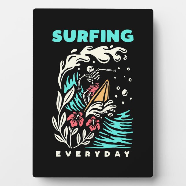 Placa Expositora Surfing Everyday (Frente)