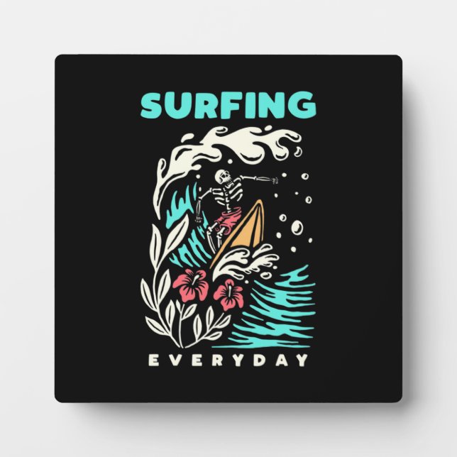 Placa Expositora Surfing Everyday (Frente)