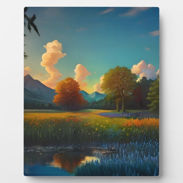 Placa Expositora Susurros de la pradera salvaje (Frente)