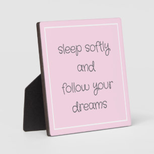 Placa Expositora Sweet Bedtime Words art