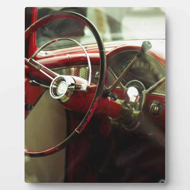 Placa Expositora Tablero de vintage (Frente)