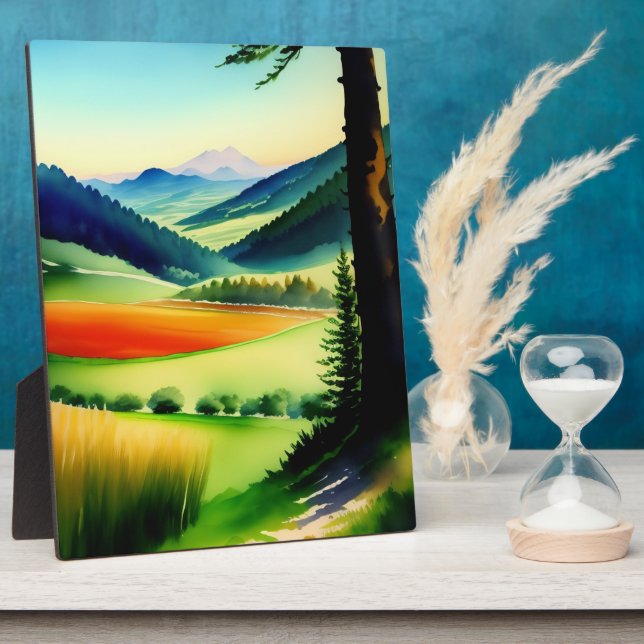 Placa Expositora Tabletas de Watercolor Mountain Meadow (Lado)