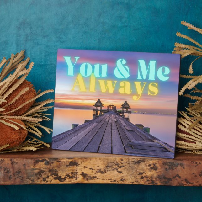 Placa Expositora Tabletop de pavimento de isla romántica (Lado)