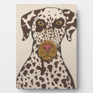 Placa Expositora Tabletop Plaque with Dalmatian image