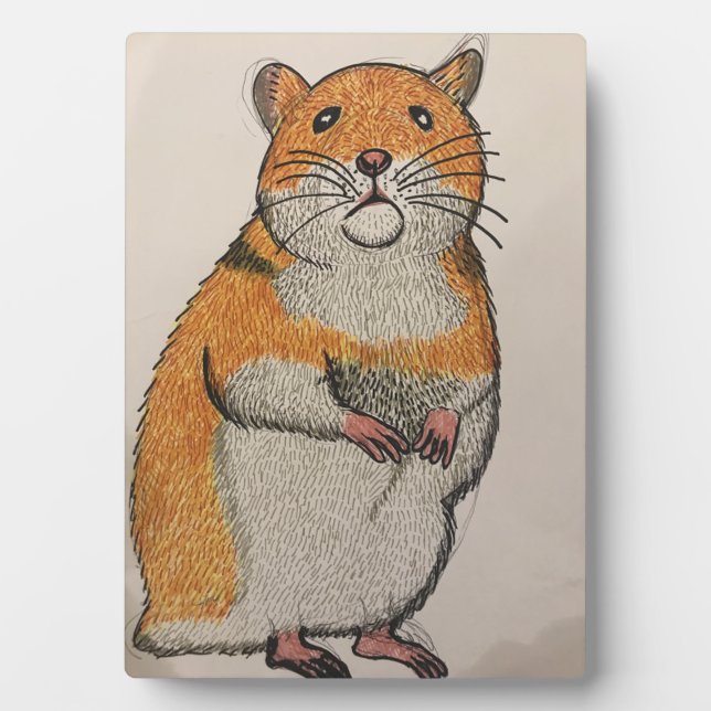 Placa Expositora Tabletop Plaque with Easel (Frente)