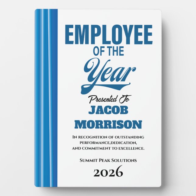 Placa Expositora Tabletop Plaque with Easel (Frente)