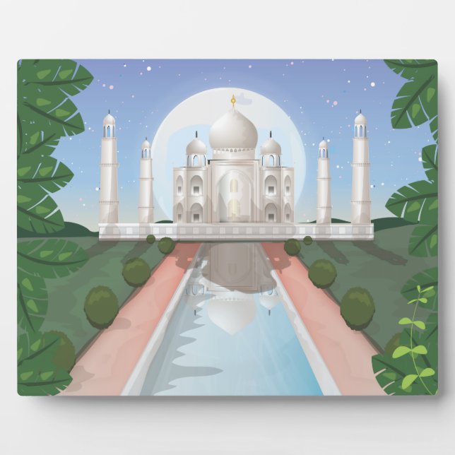 Placa Expositora Taj Mahal (Frente)