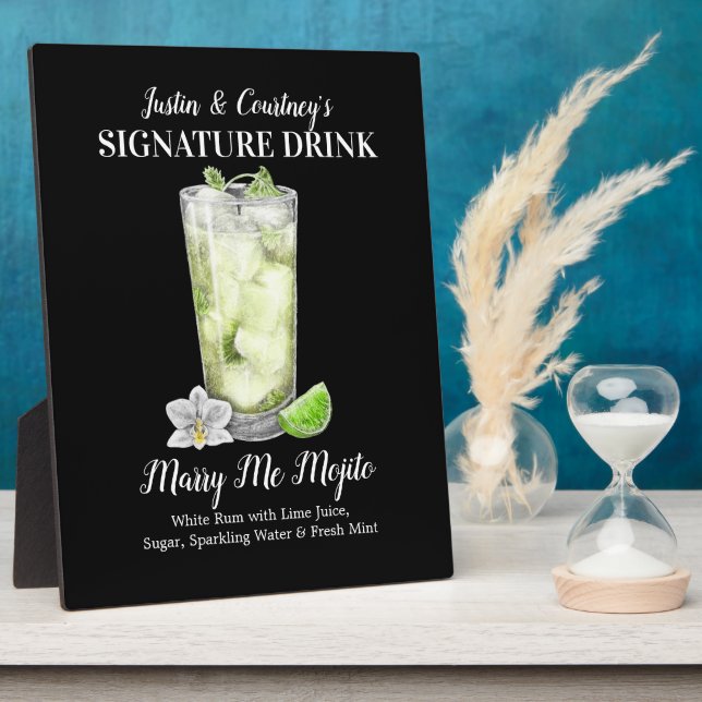 Placa Expositora Tall Mojito ・ PERSONALIZA esta bebida de firma Pla (Lado)