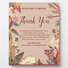 Placa Expositora Tan - Vino de Marsala y giros de tonos de rosa