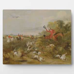 Placa Expositora Tapado sobre los Hounds, Salón del soltero, 1836 (