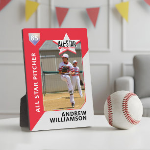 Placa Expositora Tarjeta de béisbol Personalizado de todas las estr