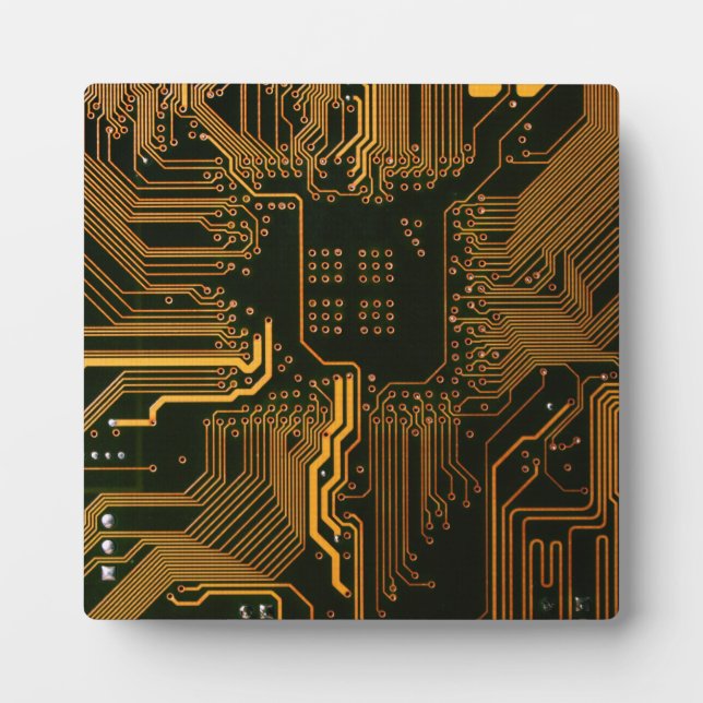 Placa Expositora Tarjeta de circuito electrónico del Naranja del PC (Frente)