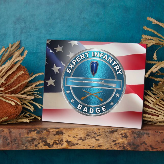 Placa Expositora Tarjeta de infantería de expertos del BEI (Lado)