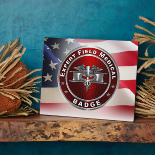 Placa Expositora Tarjeta médica de campo experta (EFMB)