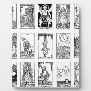 Placa Expositora tarot antiguo