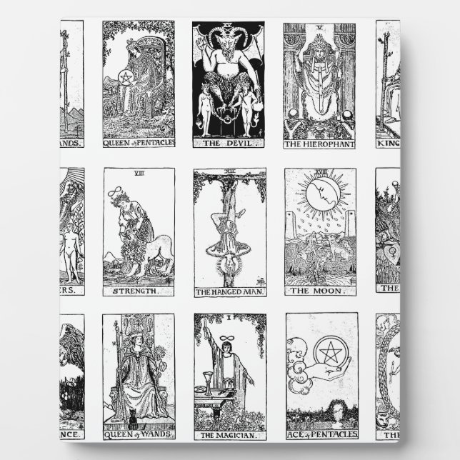 Placa Expositora tarot antiguo (Frente)