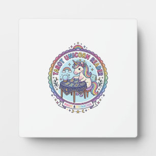 Placa Expositora Tarot de Unicornio Lector de Unicornio Camiseta Di