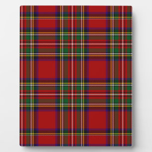 Placa Expositora Tartan de PixDezines, clan Stewart