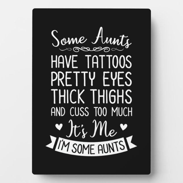Placa Expositora Tattooed Aunt (Frente)
