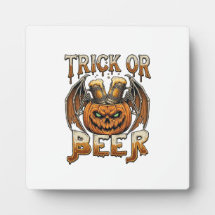 Placa Expositora Taza De Alas De Esqueleto De Calabaza De Halloween
