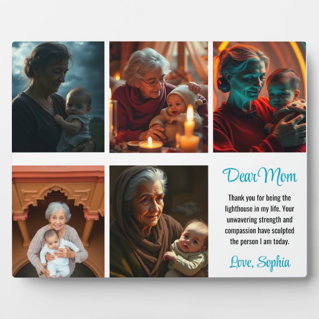 Placa Expositora Te Ama Abuela 5-Foto (Frente)