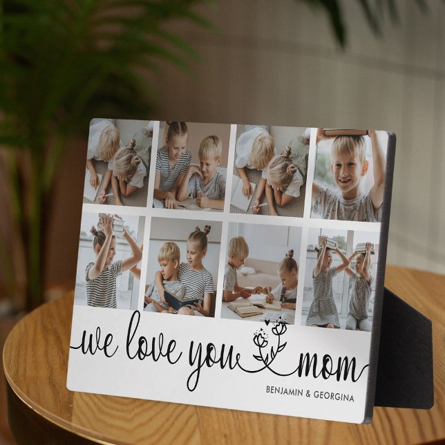 Placa Expositora Te Amamos Mamá Foto (Subido por el creador)