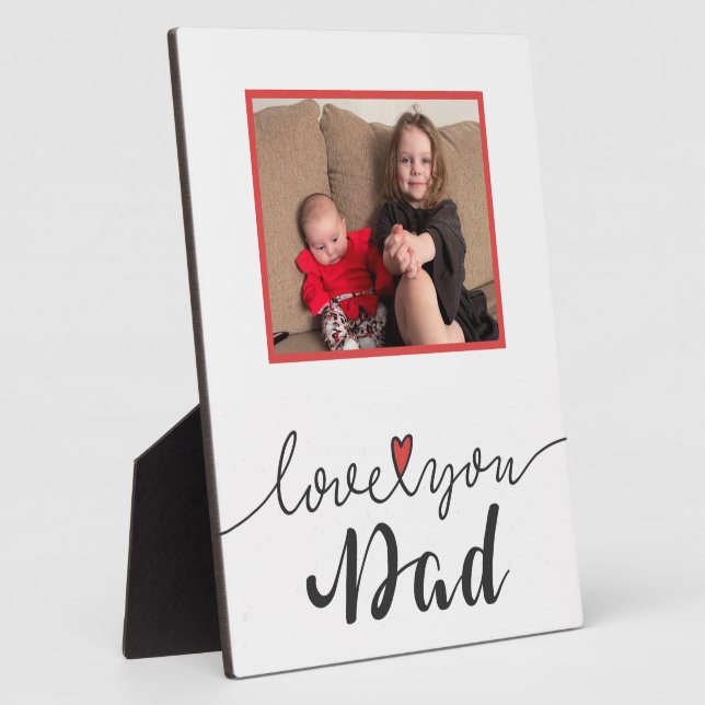 Placa Expositora Te Amas, papá Plaque (Lado)