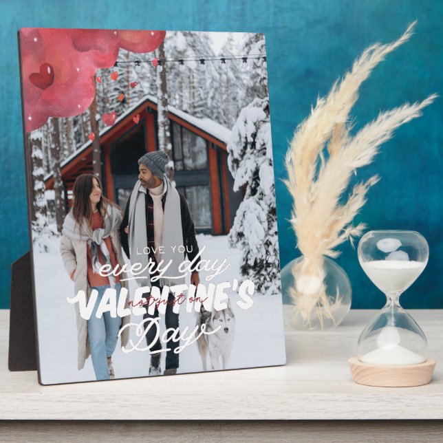 Placa Expositora Te amo a todos | Foto de San Valentín (Lado)