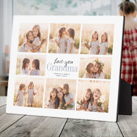 Te Amo Abuela Collar de Fotos Personalizado para N