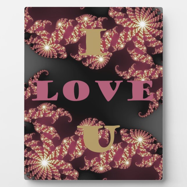 Placa Expositora Te Amo Cariño (Frente)