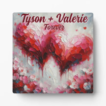 Te Amo Dos Corazones Abstractos Personalizados